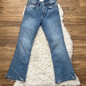 Zara high waist flare jeans